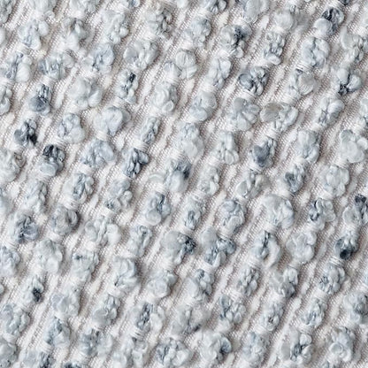 Striped Throw Pillow Covers 12x20 Set of 2 Blue Textured Boucle Chic Morden Boho Accent Farmhouse Rectangular Lumbar Decorative Couch Pillow Covers for Home Decor Bed Sofa Living Room
