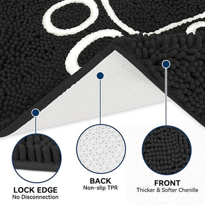 Bcoimo Super Absorbent Dog Door Mat, 30"*20" Anti Slip Mat for Muddy Paws, Pet Rugs for Dirty Paws Washable That Absorbs Moisture and Dirt, for Dog Cage and Pet Resting Carpet