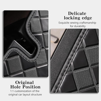 Cargo Mat & Backrest Mats for 2021-2024 2025 Buick Envision Accessories, All Weather Waterproof Rear Cargo Liner Rear Trunk Liner Back Seat Cover Protector