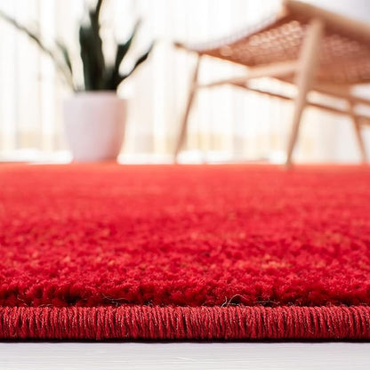 SAFAVIEH Adirondack Collection Accent Rug - 4'5" x 6'5", Red & Grey, Modern Ombre Design, Non Shedding & Easy to Clean, Ideal for Living Room, Bedroom, Office, Dining Space (ADR113Q)