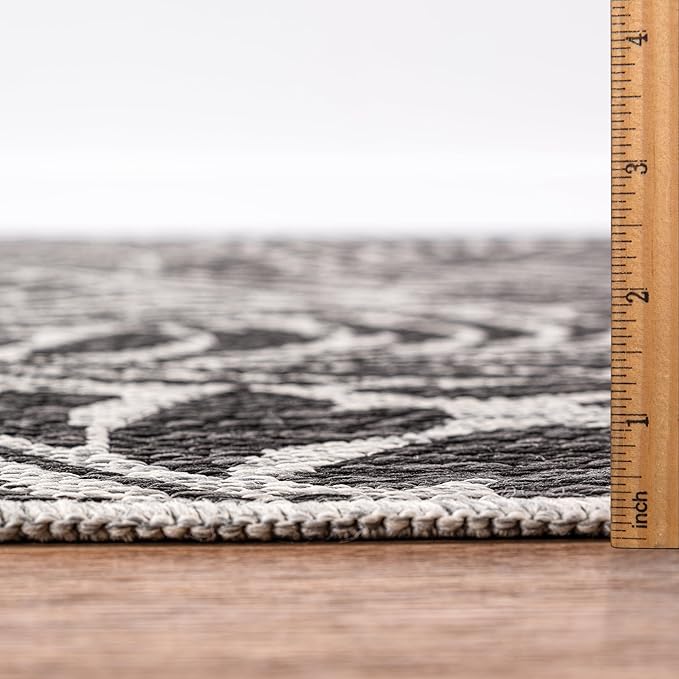 Keen Home Design Terrace Outdoor Runner Rug - 2x10 Washable Indoor/Outdoor Rug for Patio, Kitchen, Balcony, Beach, Garden, Deck and Porch, Size: 2'2"x9'11"