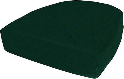 Cushion Source Rounded Back Seat Cushion, 19.5" x 20" x 5" deep Indoor and Outdoor Durable seat Cushion Made with Fade Resistant Sunbrella Fabric, Hidden Zipper, Sunbrella Forest Green