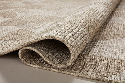 Loloi Dawn Collection Indoor/Outdoor DAW-08 Beige 5'-1" x 7'-7" Area Rug