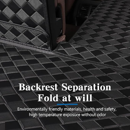 Cargo Mat & Backrest Mats for 2021-2024 2025 Buick Envision Accessories, All Weather Waterproof Rear Cargo Liner Rear Trunk Liner Back Seat Cover Protector