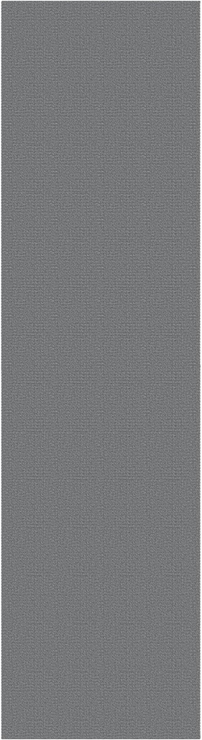 EARTHALL Long Runner Rug 3x12 Ft Washable Runners for Hallways Cotton Non Slip Entryway Runner Braided Kitchen Runner Indoor Outdoor Carpet Runners for Entryway, Hall, Foyers, Charcoal Gray