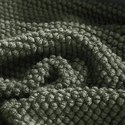 LOMAO Knitted Throw Blanket with Tassels Bubble Textured Lightweight Throws for Couch Cover Home Decor (Dark Olive, 60x90)