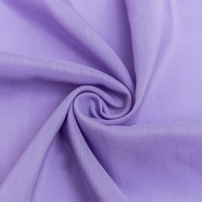 Biscaynebay Wrap Around Bed Skirts for King & Cal King Beds 15" Drop, Lavender Adjustable Elastic Dust Ruffles Easy Fit Wrinkle & Fade Resistant Silky Luxurious Fabric Machine Washable
