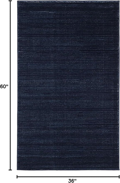 SAFAVIEH Area Rug 3x5 - Vision Collection - Navy, Modern Ombre Design, Non-Shedding & Easy to Clean, Ideal for Foyer, Entryway, Bedroom, Accent Space (VSN606N)