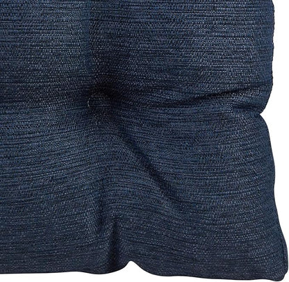 Klear Vu Gripper Overstuffed Universal Non-Slip Dining Chair Cushions for Kitchen Decor or Office Use, U-Shaped Skid-Proof Seat Pad, 17x17 Inches, 2 Count (Pack of 1), Solid Indigo