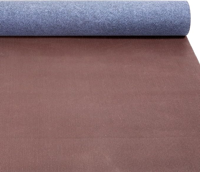 Marine Carpet,6 FT x 23 FT Blue-Gray Indoor Outdoor Carpet 0.2" Thick Boat Carpet with Water-Proof TPE Backing, Non-Slide Outdoor Marine Carpet Roll for Home, Patio, Porch, Deck