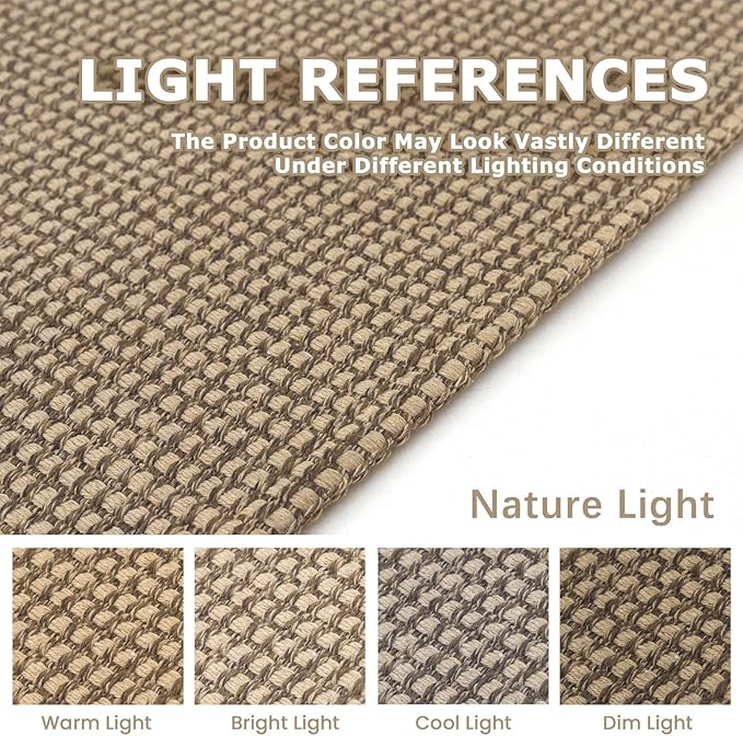 KOZYFLY Extra Long Runners for Hallways 3x14 ft Washable Kitchen Runner Non Slip Rubber Backed Hallway Rug Cotton Entryway Runner Rug Floor Carpet for Indoor Hall, Kitchen, Stair, Tan/Orange/Brown