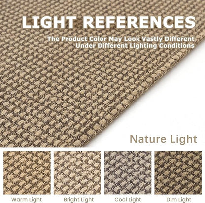 KOZYFLY Extra Long Runners for Hallways 3x14 ft Washable Kitchen Runner Non Slip Rubber Backed Hallway Rug Cotton Entryway Runner Rug Floor Carpet for Indoor Hall, Kitchen, Stair, Tan/Orange/Brown