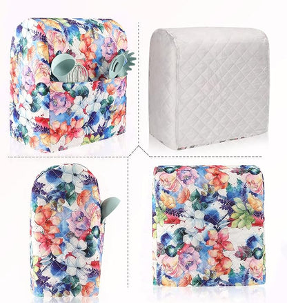 Kitchen Aid Mixer Cover,Kitchen Stand Mixer Cover Compatible With 5-8 Quart Kitchenaid Hamilton Mixers,Kitchen Aid Covers for Stand Mixer With Pockets,Kitchen Aid Mixer Assecories