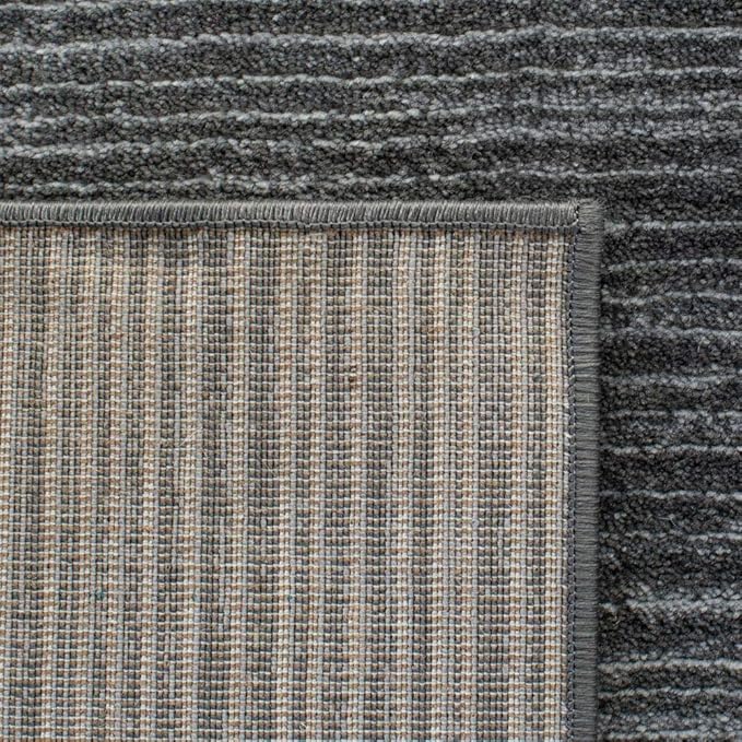 SAFAVIEH Vision Collection Area Rug - 11' Square, Grey, Modern Ombre Design, Non-Shedding & Easy to Clean, Ideal for Living Room, Bedroom, Dining Space (VSN606D)