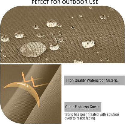 idee-home Outdoor Cushions for Patio Furniture, Outdoor Seat Cushion, Waterproof Couch Hampton Bay Deep Seat Replacement Chair Cushions for Garden Lawn Backyard Deck, 28.5 x 28.5