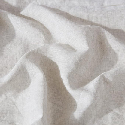 Simple&Opulence Premium Linen Bed Skirt Basic Style 18 inch Tailored Drop Dust Proof Easy Fit Breathable (18'' Basic-Linen, Queen)
