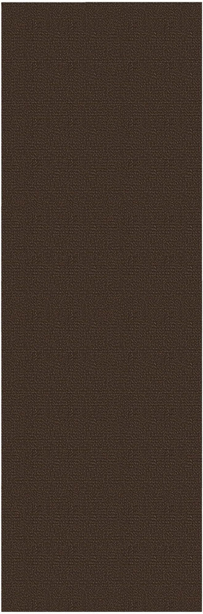 EARTHALL Washable Runner Rug 2x6 Ft Non Slip Runners for Hallways Cotton Rubber Backed Kitchen Runner Braided Indoor Floor Carpet Runners for Entryway, Hallway, Kitchen, Bedroom, Brown/Coffee