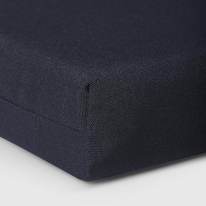 WestinTrends Solace Outdoor Patio Kitchen Dining Chair Square Seat Cushions Set of 4, 19 x 17, Navy Blue