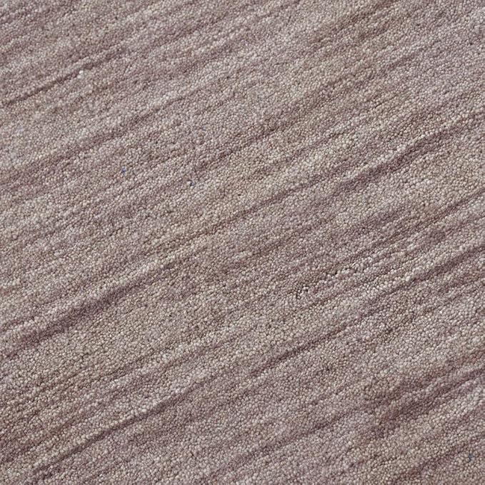 Hand Knotted Loom Wool ECO-Friendly Area Rugs - 10'x10', Octagon, Light Brown Color, Solid Plain Design, High Pile Thick Handmade Anti Skid Rugs for Living Room (L00111)