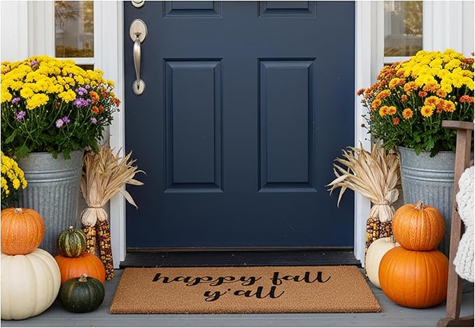 Calloway Mills Hapy Fall Yall Doormat, 30" x 48"
