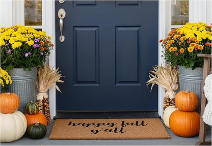 Calloway Mills Hapy Fall Yall Doormat, 17" x 29"
