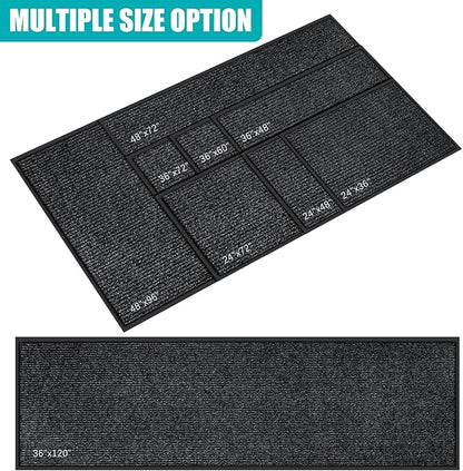 Azadx 3'x10' Indoor Outdoor Door Mat Heavy Duty Front Door Mat Ultra Absorbent Muddy Dirt Resist Welcome Door Mats Non-Slip Backing Entrance Mat for Home Commercial Outdoor Entrance Floor Mat