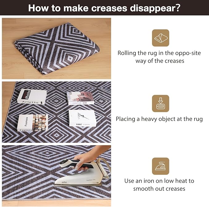 Blue&Black Checkered Diamond-Pattern Computer Chair Mat for Hardwood, 50" x 60"Office Mat for Hardwood Floor with Non-Slip Back, HeavyDuty Office Chair Rug for Hardfloor,LowPlie Carpet Floor Protector