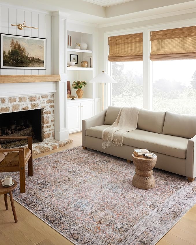 Loloi Adrian Collection ADR-05 Sunset/Charcoal 2'-3" x 3'-9", .19" Thick Accent Rug