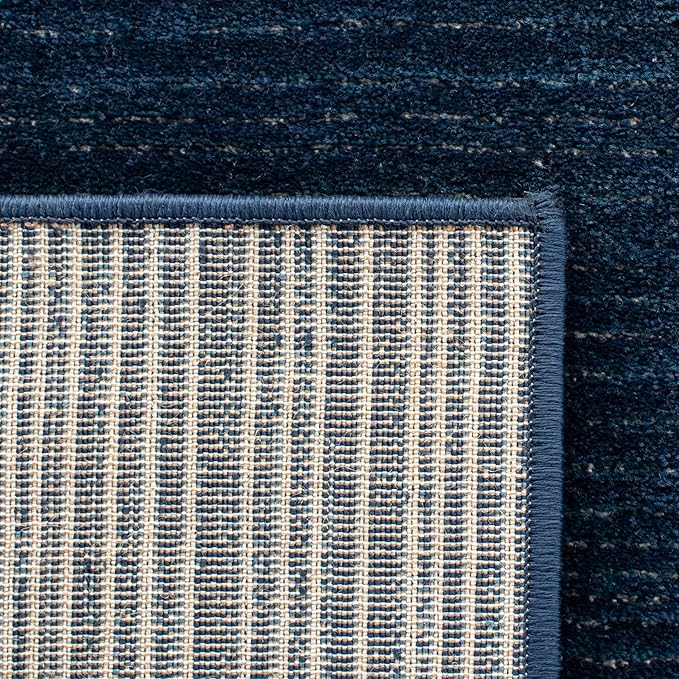 SAFAVIEH Area Rug 4x6 - Vision Collection - Navy, Modern Ombre Design, Non-Shedding & Easy to Clean, Ideal for Living Room, Bedroom, Dining Space (VSN606N)