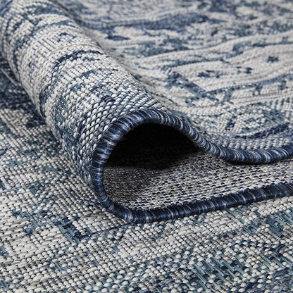 Keen Home Design Terrace Outdoor Runner Rug - 2x10 Washable Indoor/Outdoor Rug for Patio, Kitchen, Balcony, Beach, Garden, Deck and Porch, Size: 2'2"x9'11"
