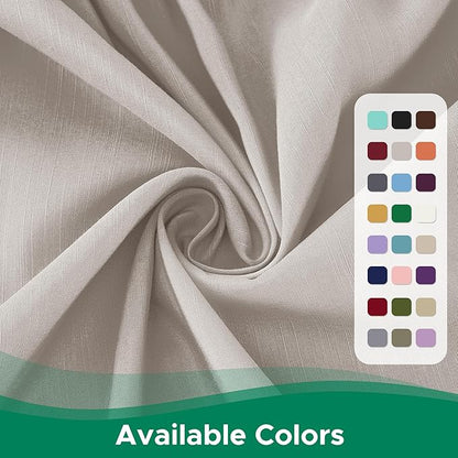 Biscaynebay Wrap Around Bed Skirts for Full & Full XL Beds 15" Drop, Camel Grey Adjustable Elastic Dust Ruffles Easy Fit Wrinkle & Fade Resistant Silky Luxurious Fabric Machine Washable