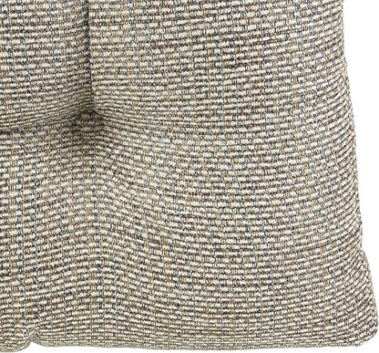 Klear Vu Gripper Overstuffed Universal Non-Slip Dining Chair Cushions for Kitchen Decor or Office Use, U-Shaped Skid-Proof Seat Pad, 17x17 Inches, 2 Count (Pack of 1), Honeycomb Natural