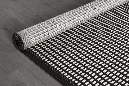 Beverly Rug Micro Loop Area Rug Black/White 6x9 Geometric Modern Luxury Zebra Durable Soft Indoor Rugs for Living Dining Room Office Stain Resistant Non Shedding Casual Indoor Carpet 6 x 9