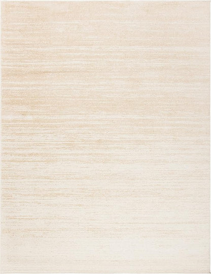 SAFAVIEH Area Rug 11x15 - Adirondack Collection - Large - Champagne & Cream, Modern Ombre Design, Non Shedding & Easy to Clean, Ideal for Living Room, Bedroom, Office, Dining Space (ADR113W)