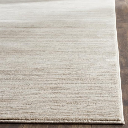 SAFAVIEH Vision Collection Area Rug - 10' Square, Cream, Modern Ombre Design, Non-Shedding & Easy to Clean, Ideal for Living Room, Bedroom, Dining Space (VSN606F)