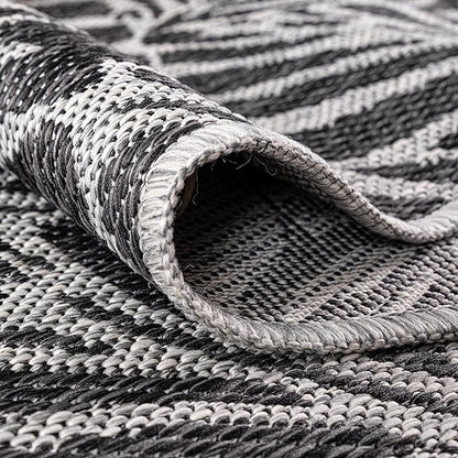 Keen Home Design Terrace Outdoor Area Rug - 6x9 Washable Indoor/Outdoor Rug for Patio, Kitchen, Balcony, Beach, Garden, Deck and Porch, Size: 6'x8'10"