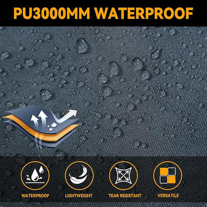 Tent Footprint - Waterproof Camping Tarp with Heavy Duty Grommet, Ultralight Outdoor Tent Floor Mat, PU3000mm Ground Sheet for Backpacking, Hiking, Hammock, Picnic, Beach