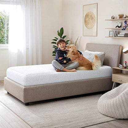PAULATO BY GA.I.CO Twin Waterproof Mattress Protector – Mattress Cover for Twin Size Bed – Breathable Noiseless Hypoallergenic Machine Washable – Water Proof Protector with Deep Elastic Skirt
