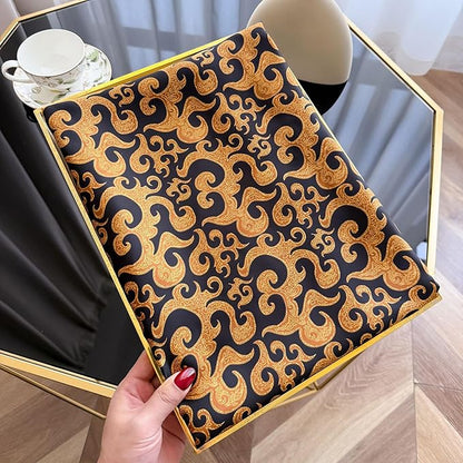 Fashion Scarves Scarf 100% Silk Feeling Scarf Silk Like Scarves Long Lightweight Sunscreen Shawls for Women
