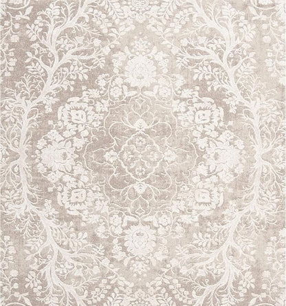 SAFAVIEH Area Rug 4x6 - Reflection Collection - Beige & Cream, Non-Shedding & Easy Cleaning, Ideal for Entryway, Living Room, Bedroom (RFT668A)