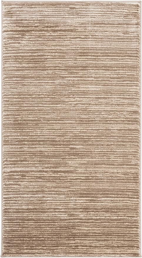 SAFAVIEH Vision Collection Accent Rug - 2'2" x 4', Light Brown, Modern Ombre Design, Non-Shedding & Easy to Clean, Ideal for Entryway, Foyer, Bedroom (VSN606C)