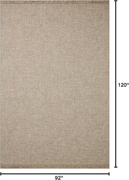 Loloi Dawn Collection Indoor/Outdoor DAW-04 Coffee 7'-8" x 10' Area Rug