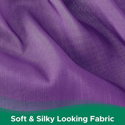 Biscaynebay Wrap Around Bed Skirts for King & Cal King Beds 15" Drop, Eggplant Adjustable Elastic Dust Ruffles Easy Fit Wrinkle & Fade Resistant Silky Luxurious Fabric Machine Washable