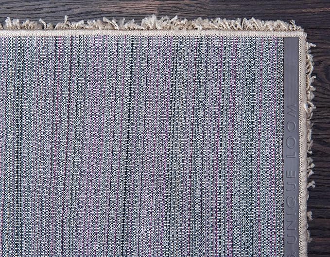 Unique Loom Solid Shag Collection Area Rug (7' 1" x 10' Rectangle, Taupe)