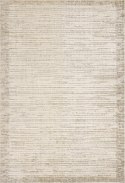 Loloi Jeremiah Brent Bleecker Collection BLE-02 Sand/Charcoal 4'-0" x 6'-0" Accent Rug