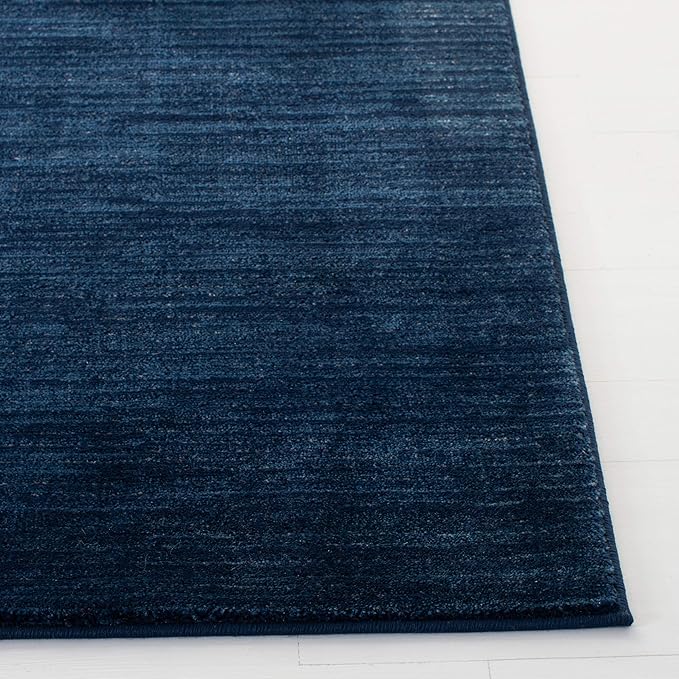SAFAVIEH Vision Collection Runner Rug - 2'2" x 8', Navy, Modern Ombre Design, Non-Shedding & Easy to Clean, Ideal for Entryway, Foyer, Bedroom, Hallway (VSN606N)