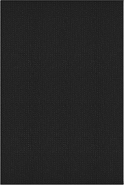 KOZYFLY Runners for Hallways 2x6 ft Washable Kitchen Runner Non Slip Rubber Backed Hall Runners Cotton Entryway Runner Rugs Floor Carpet for Indoor Backdoor Bedroom Kitchen, Black/Dark Grey