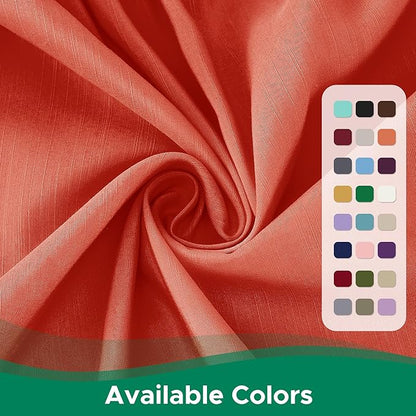 Biscaynebay Wrap Around Bed Skirts for Full & Full XL Beds 15" Drop, Coral Adjustable Elastic Dust Ruffles with Adjustable Belts Silky Luxrious Fabric Machine Washable