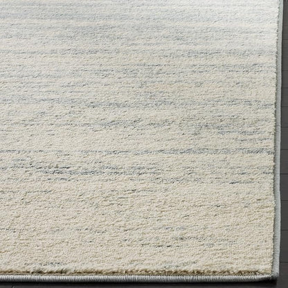 SAFAVIEH Adirondack Collection Area Rug - 8' Square, Slate & Cream, Modern Ombre Design, Non Shedding & Easy to Clean, Ideal for Living Room, Bedroom, Office, Dining Space (ADR113T)