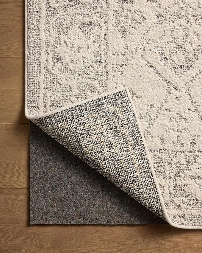 Loloi Magnolia Home by Joanna Gaines Gigi Collection GIG-02 Ivory/Stone 2'-7" x 4' Accent Rug